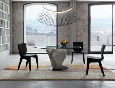 TAVOLO DA PRANZO TONDO corail immagine d'atmosfera