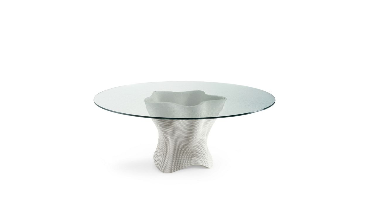 dining table - top in kathédral© glass  image number 0