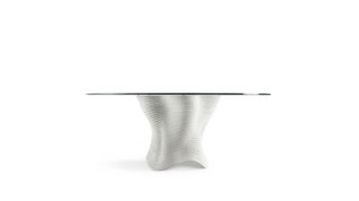 dining table - top in kath&eacute;dral&copy; glass  image number 1
