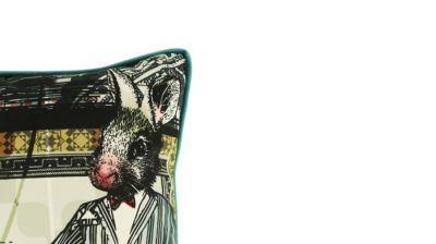 Rainbow Rabbit cushion image number 4