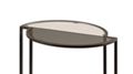 pedestal table - tops in smoked and extra clear glass thumb image number 11