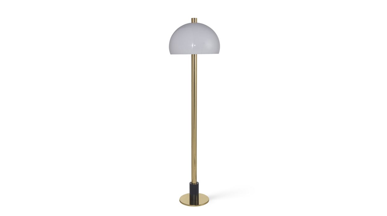 reading lamp - brass / white image number 0