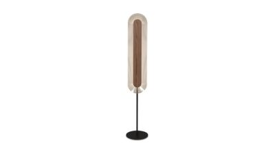 Canaletto walnut floor lamp image number 1