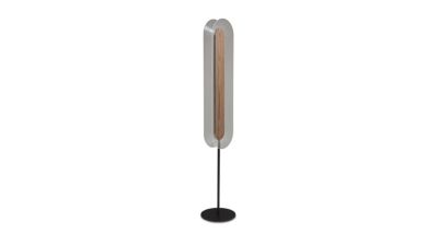 Canaletto walnut floor lamp image number 1