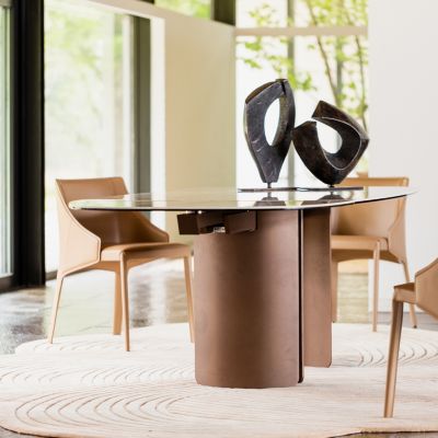 mesa de comedor ovalada extensible n&uacute;mero de imagen 2