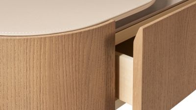 console with 2 drawers image number 3