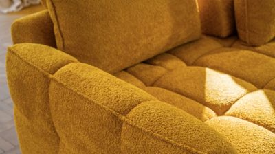 canap&eacute; 3 places fixe, assise double profondeur image num&eacute;ro 3