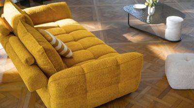 canap&eacute; 3 places fixe, assise double profondeur image num&eacute;ro 6