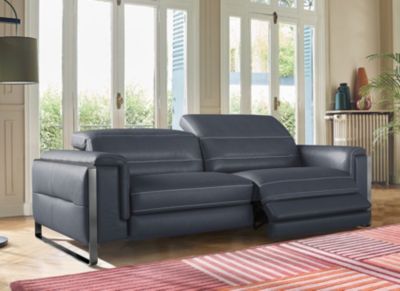 Canap&eacute; 3 places relaxation, 100% cuir eminence visuel produit