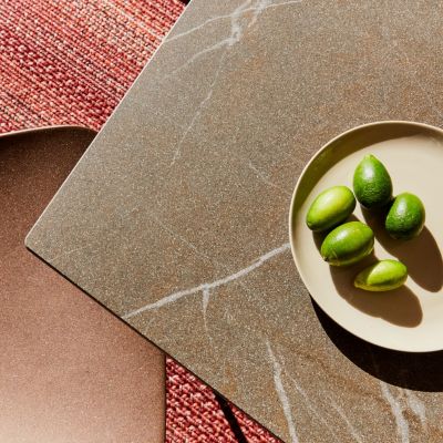 Fixed octagonal dining table image number 1