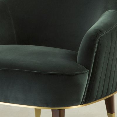 Armchair - with leg bases image number 1