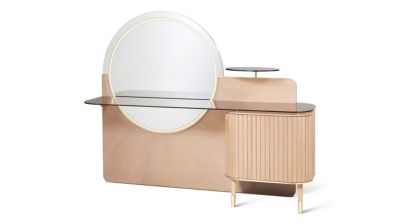 Coiffeuse 1 porte, avec &eacute;clairage bildnummer 2