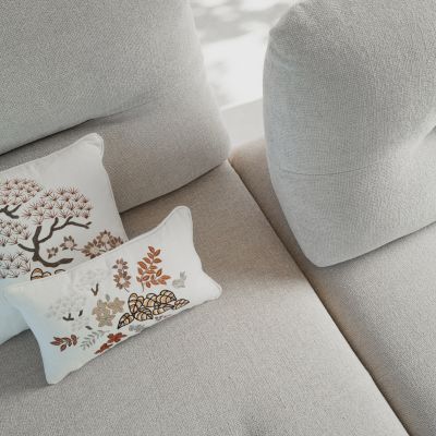 large 3-seat sofa &ndash; double depth image number 2