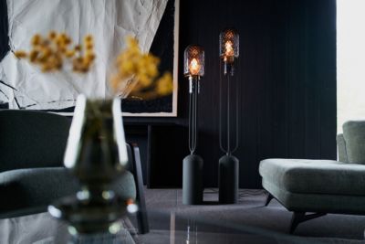 khaki floor lamp image number 1