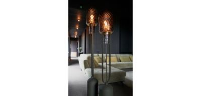 khaki floor lamp image number 2