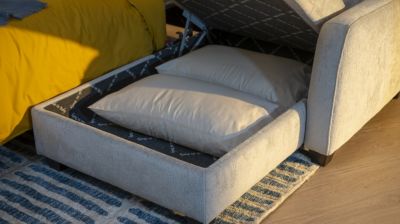 Canap&eacute; lit couchage 140 cm