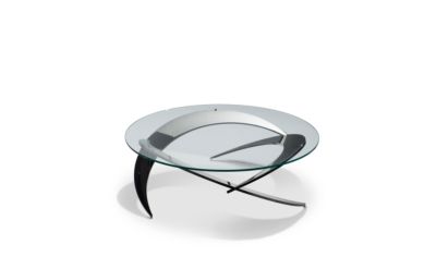 table basse - structure chrome noir image num&eacute;ro 3