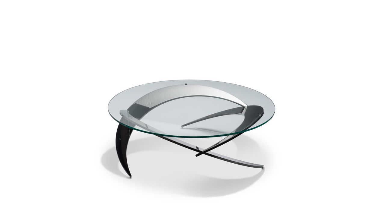 table basse - structure chrome noir image number 3