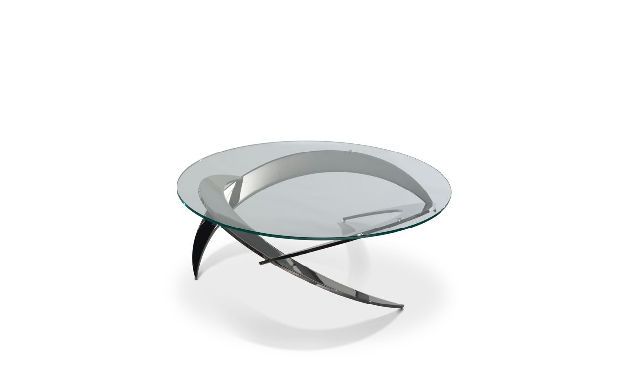 table basse - structure chrome noir image number 0