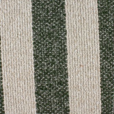 Tissu Lisa Stripe (FAB-LST) : Green/Grey