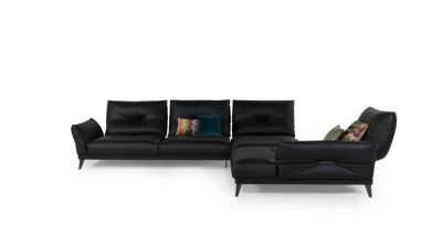 ITINERAIRE CUIR corner composition Roche Bobois