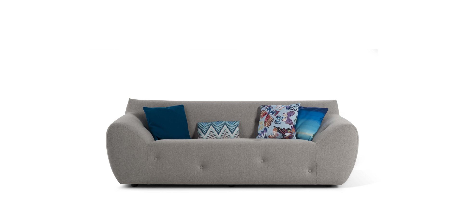 large 3-seat sofa with low back image number 6