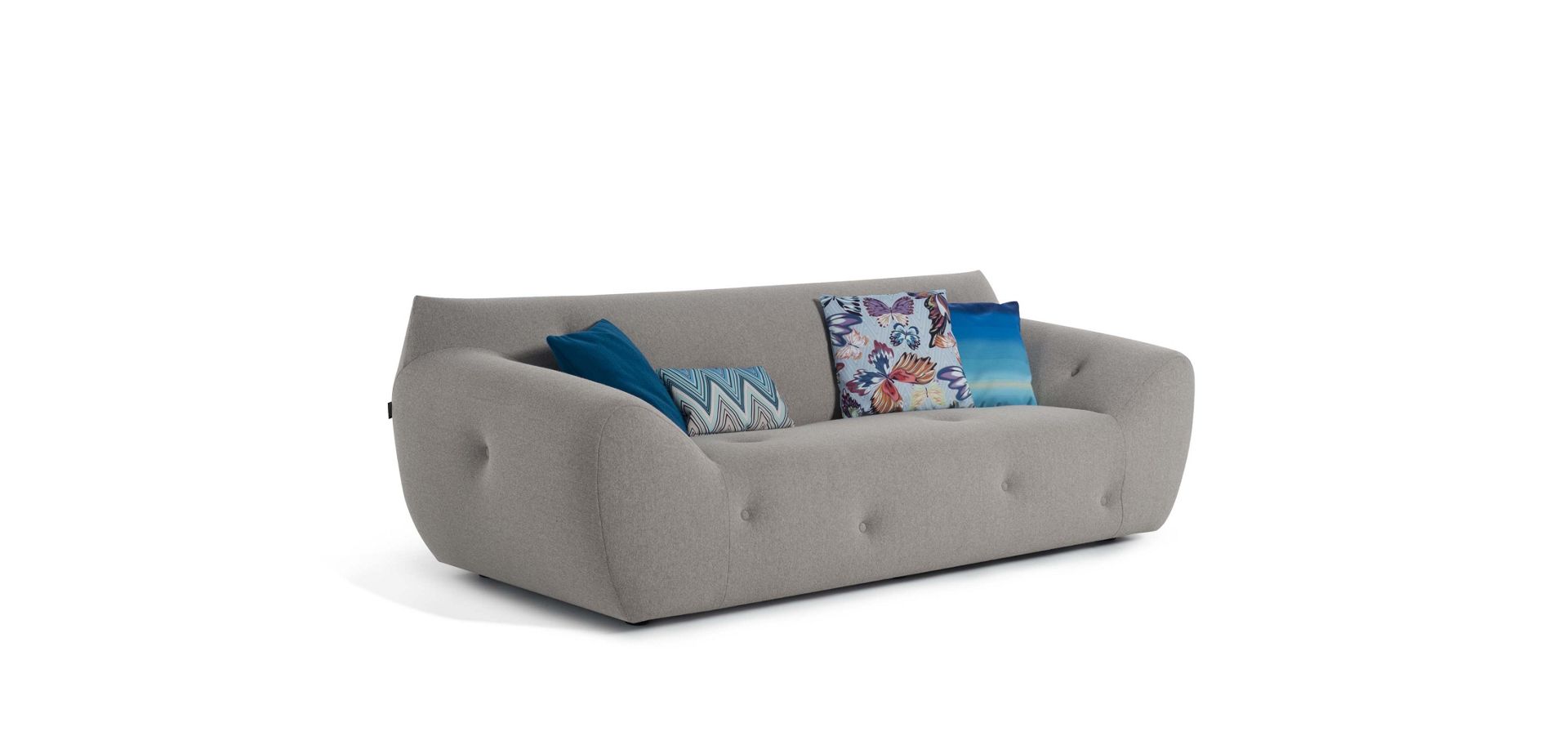 large 3-seat sofa with low back image number 7