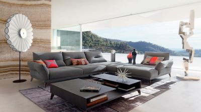 3-seat 1-arm unit with left armrest image number 1