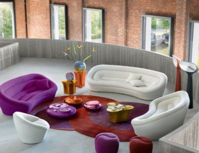 divano 3-4 posti arrotondato love immagine d'atmosfera