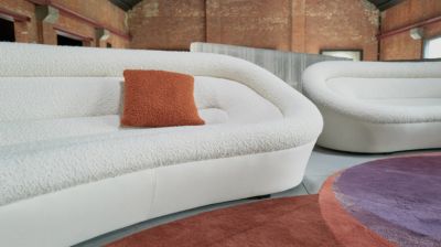 3/4-seat curved sofa image number 5