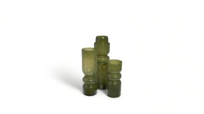 Jarr&oacute;n- cristal verde musgo malo n&uacute;mero de imagen 1