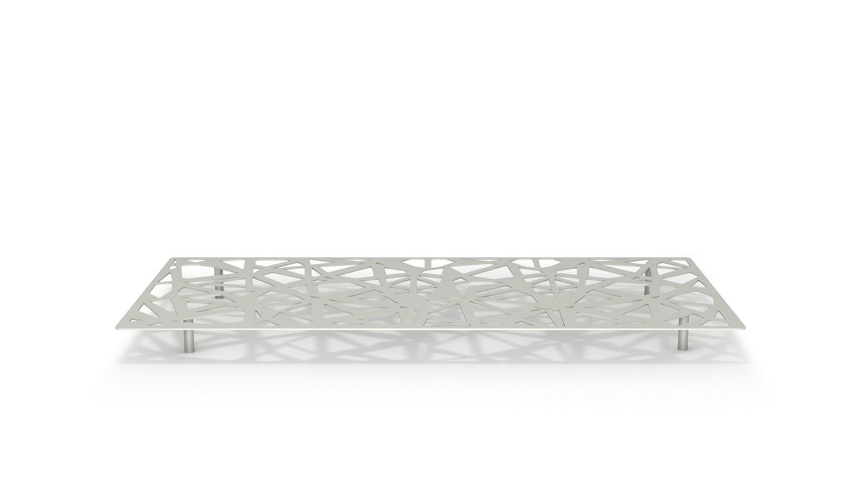rectanglar cocktail table - white image number 0