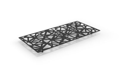 mesa de centro rectangular - blanca n&uacute;mero de imagen 3