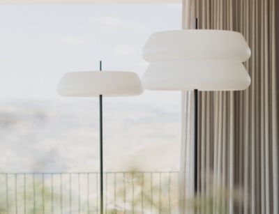 Double floor lamp  macaron mood image