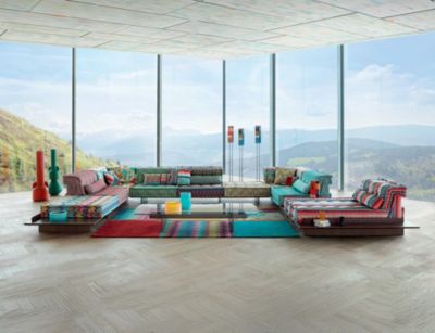 Composition Missoni avec plateformes mah jong visuel d'ambiance