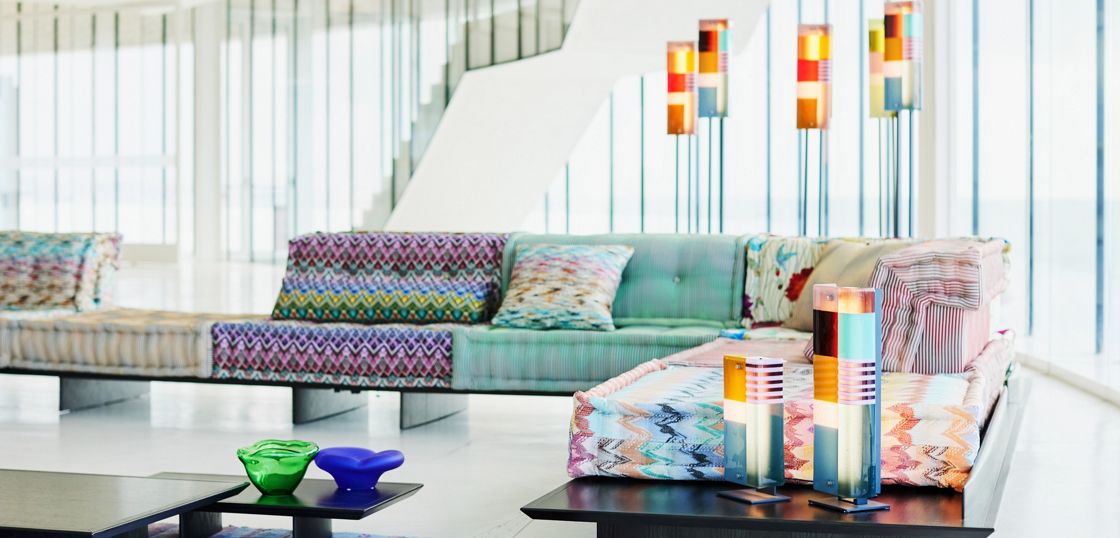 MAH JONG Composition Missoni with platforms | Roche Bobois MAH JONG Composition Missoni with platforms | Roche Bobois