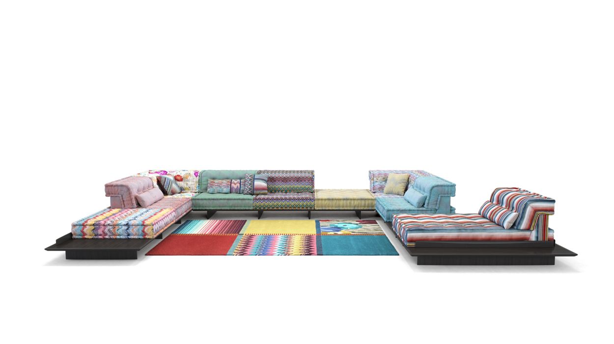 Composition Missoni with platforms Composition Missoni with platforms