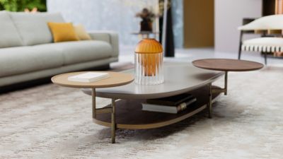 rectangular cocktail table image number 4