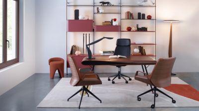 POLTRONA PRESIDENTE - schienale alto e braccioli nixon numero dell'immagine 1