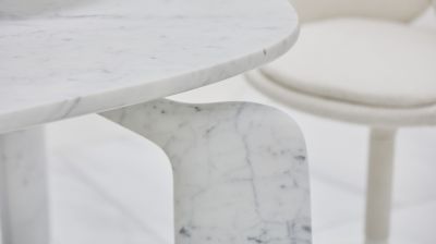 mesa de comedor - m&aacute;rmol Carrara mate n&uacute;mero de imagen 4