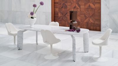 mesa de comedor - m&aacute;rmol Carrara mate n&uacute;mero de imagen 5