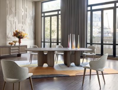 Mesa de comedor rectangular rio ipanema imagen ambiental