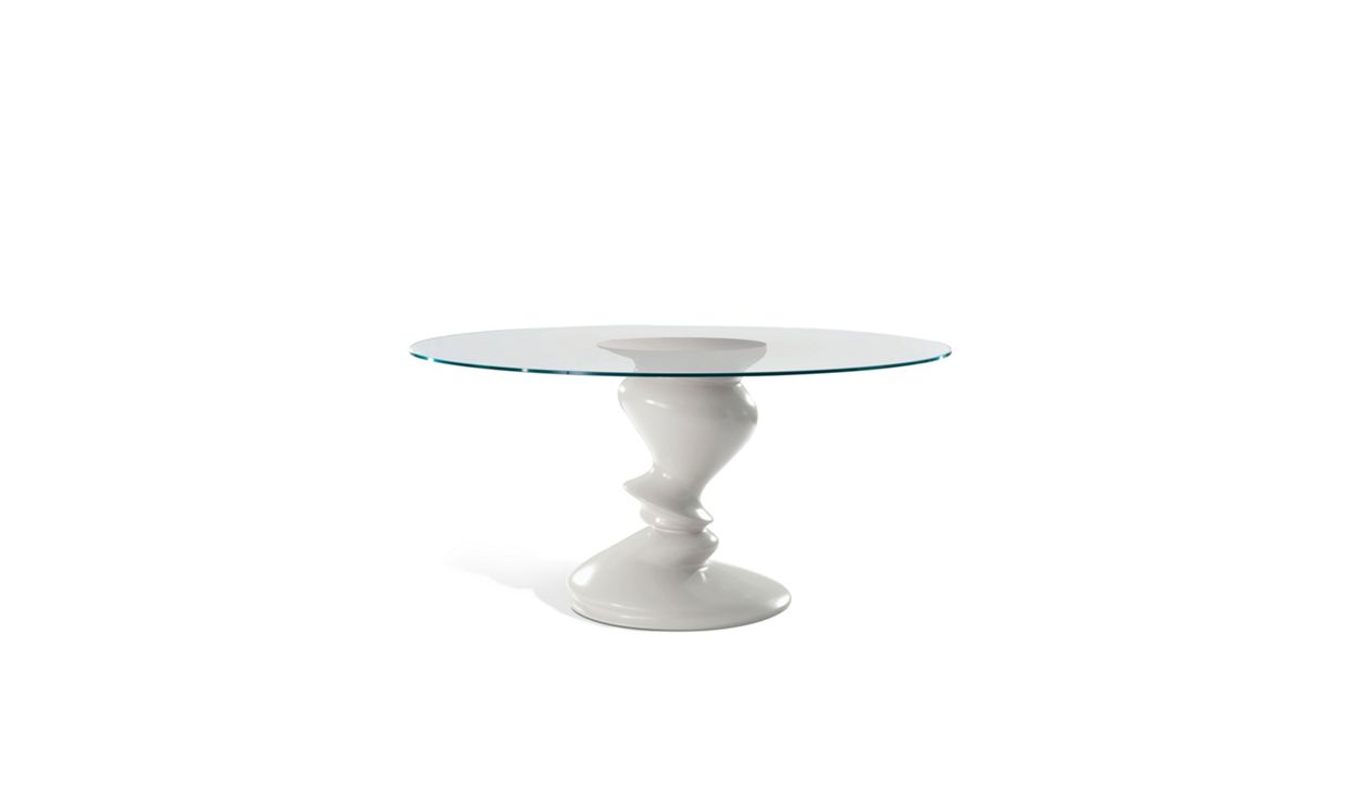 Dining table - top in clear glass image number 0