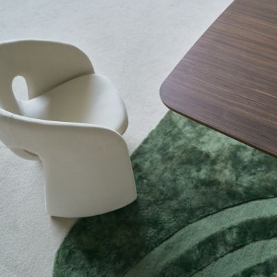 Rectangular rug with rounded corners image number 2