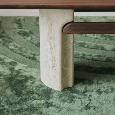 Rectangular rug with rounded corners image number 3