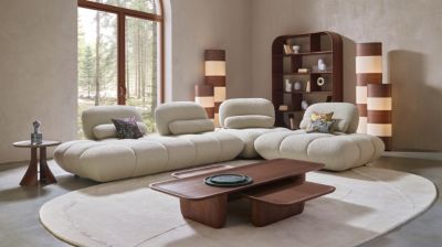 C-shaped modular sofa - right image number 0