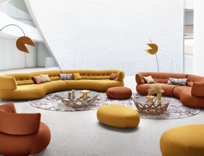 Small oval ottoman sense mood image