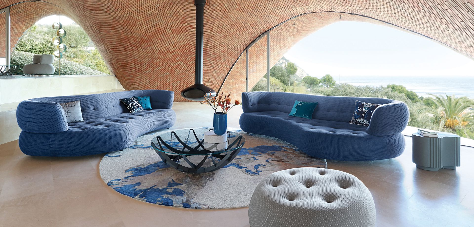 SENSE large 3-seat sofa | Roche Bobois