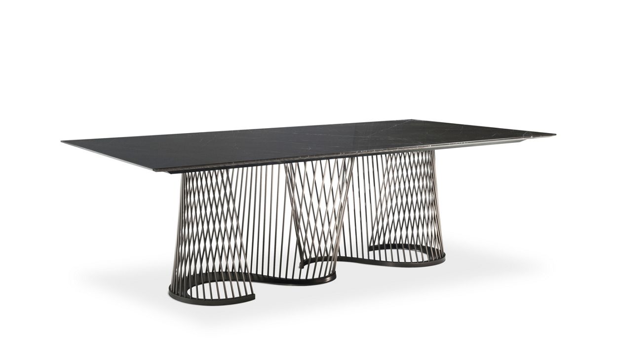dining table - graphite d'iran image number 1