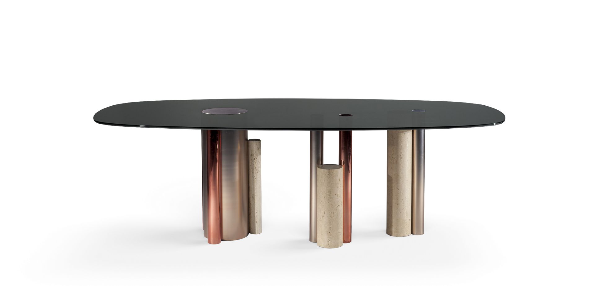oval dining table image number 2